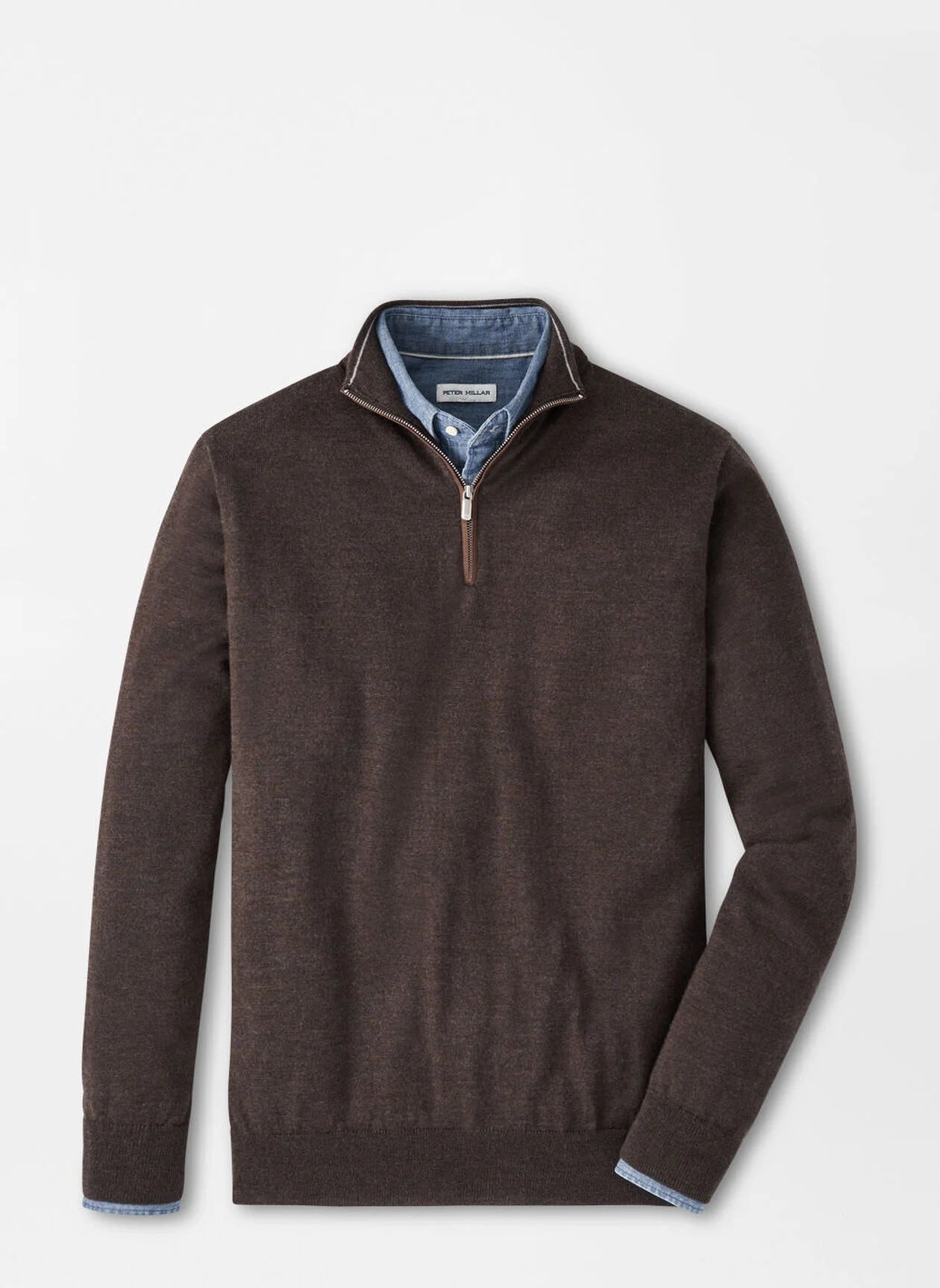 Autumn Crest Suede Trim Quarter-Zip