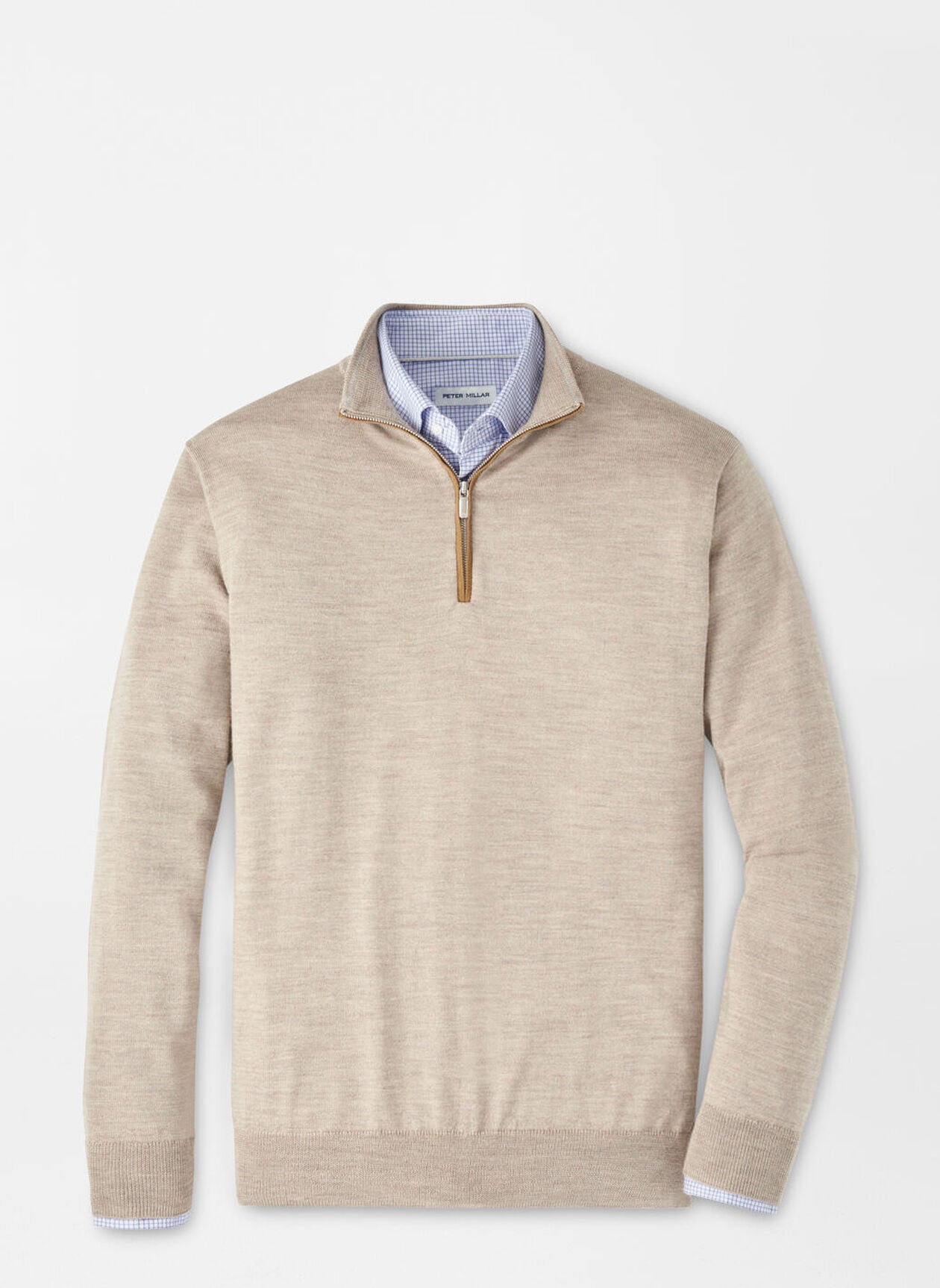 Autumn Crest Suede Trim Quarter-Zip