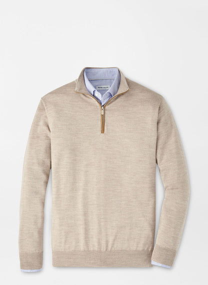 Autumn Crest Suede Trim Quarter-Zip