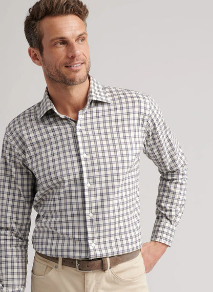 Lenox Crown Lite Cotton-Stretch Sport Shirt