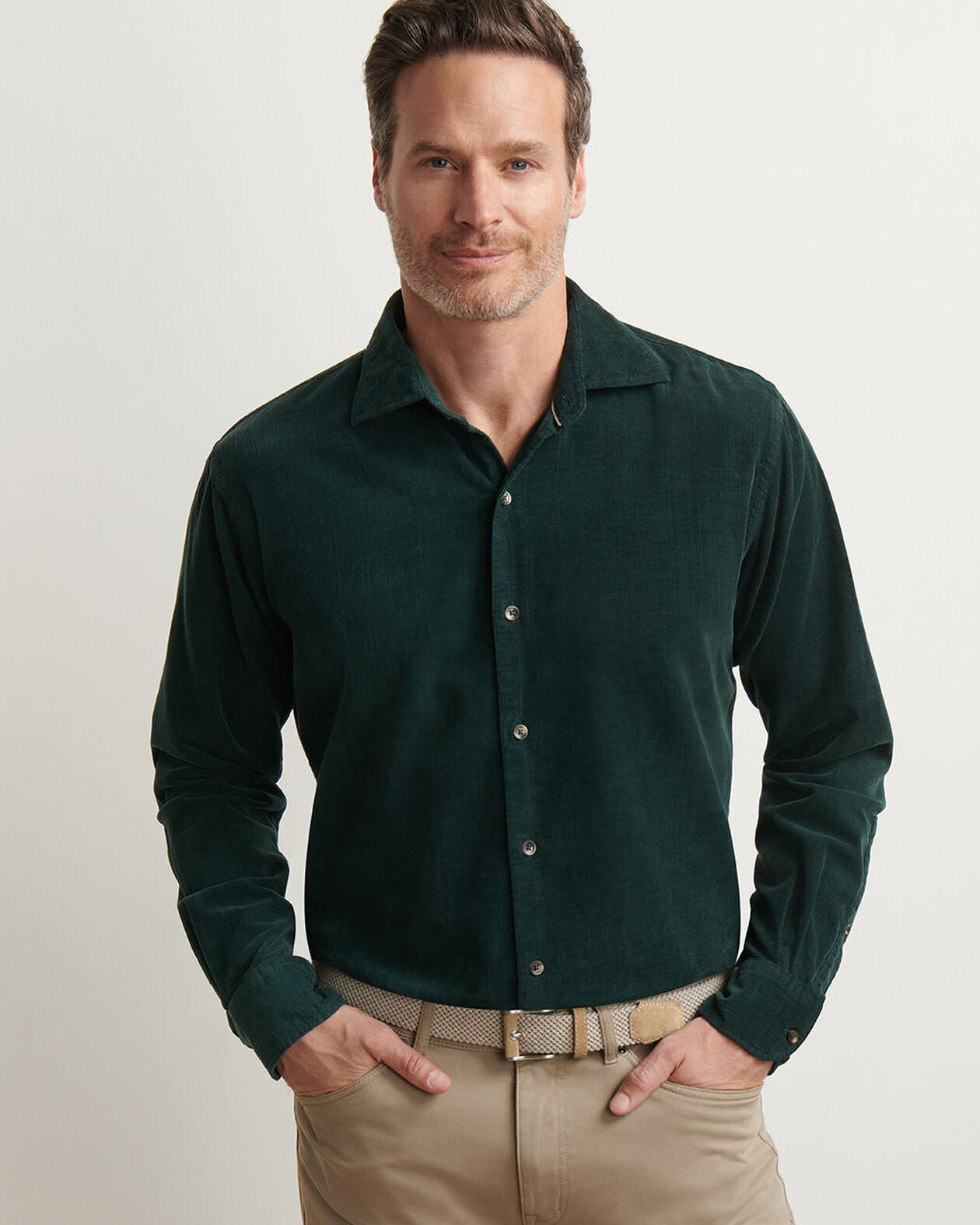 Aspen Cotton Cashmere Corduroy Sport Shirt
