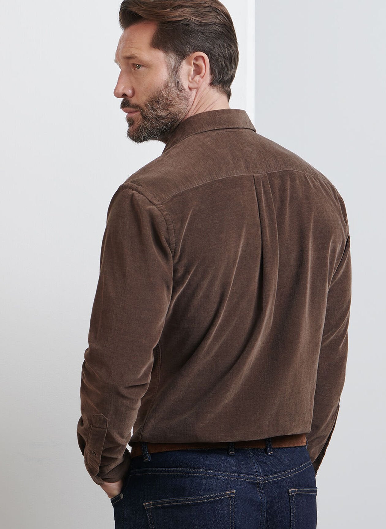 Aspen Cotton Cashmere Corduroy Sport Shirt