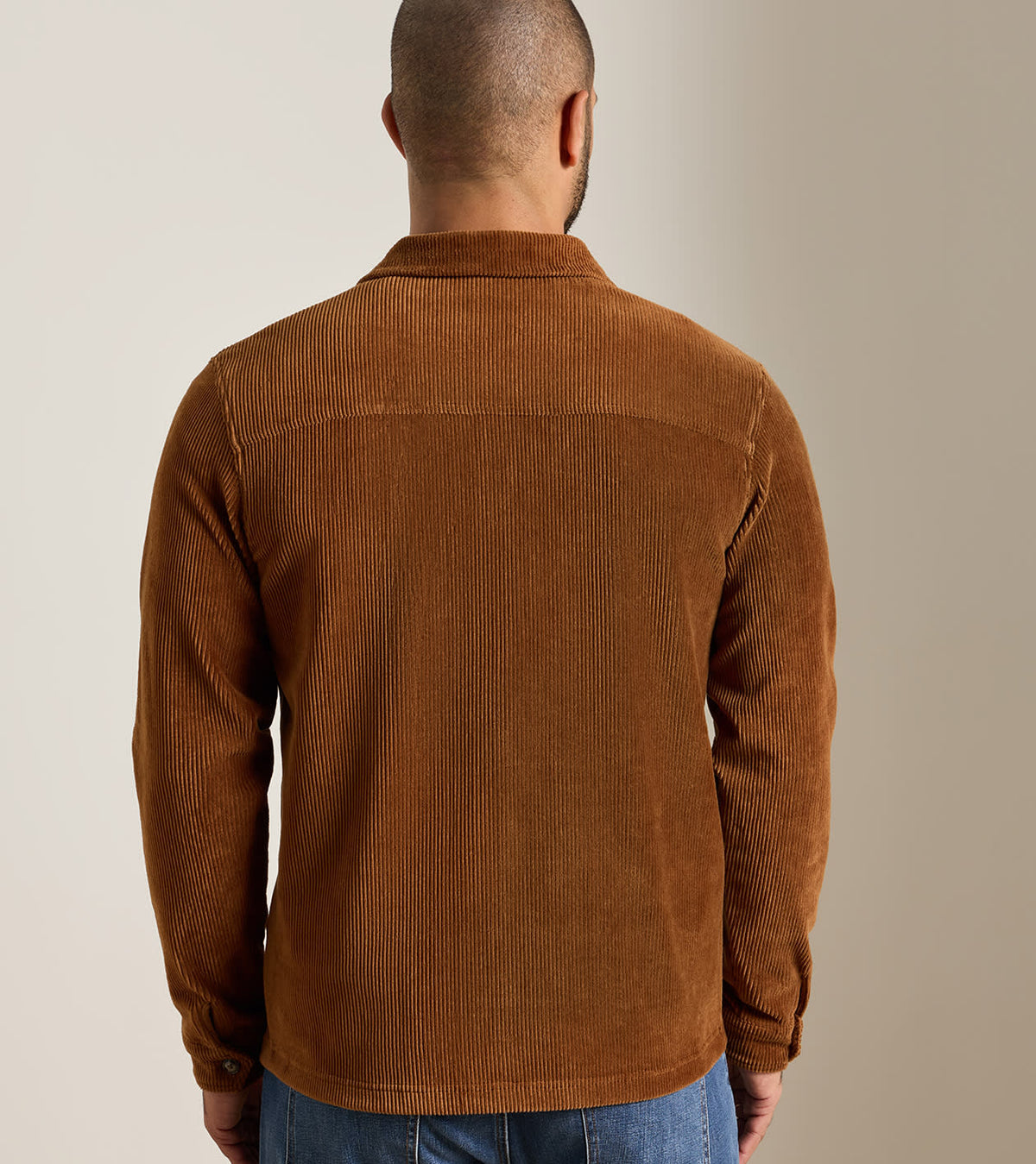 Corduroy Knit Chore Coat