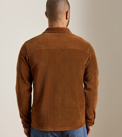 Corduroy Knit Chore Coat