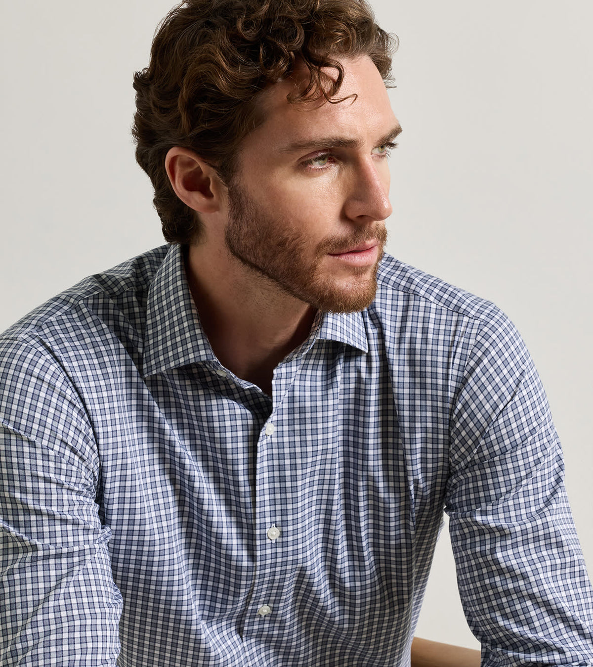 Atlas Crown Lite Cotton-Stretch Sport Shirt