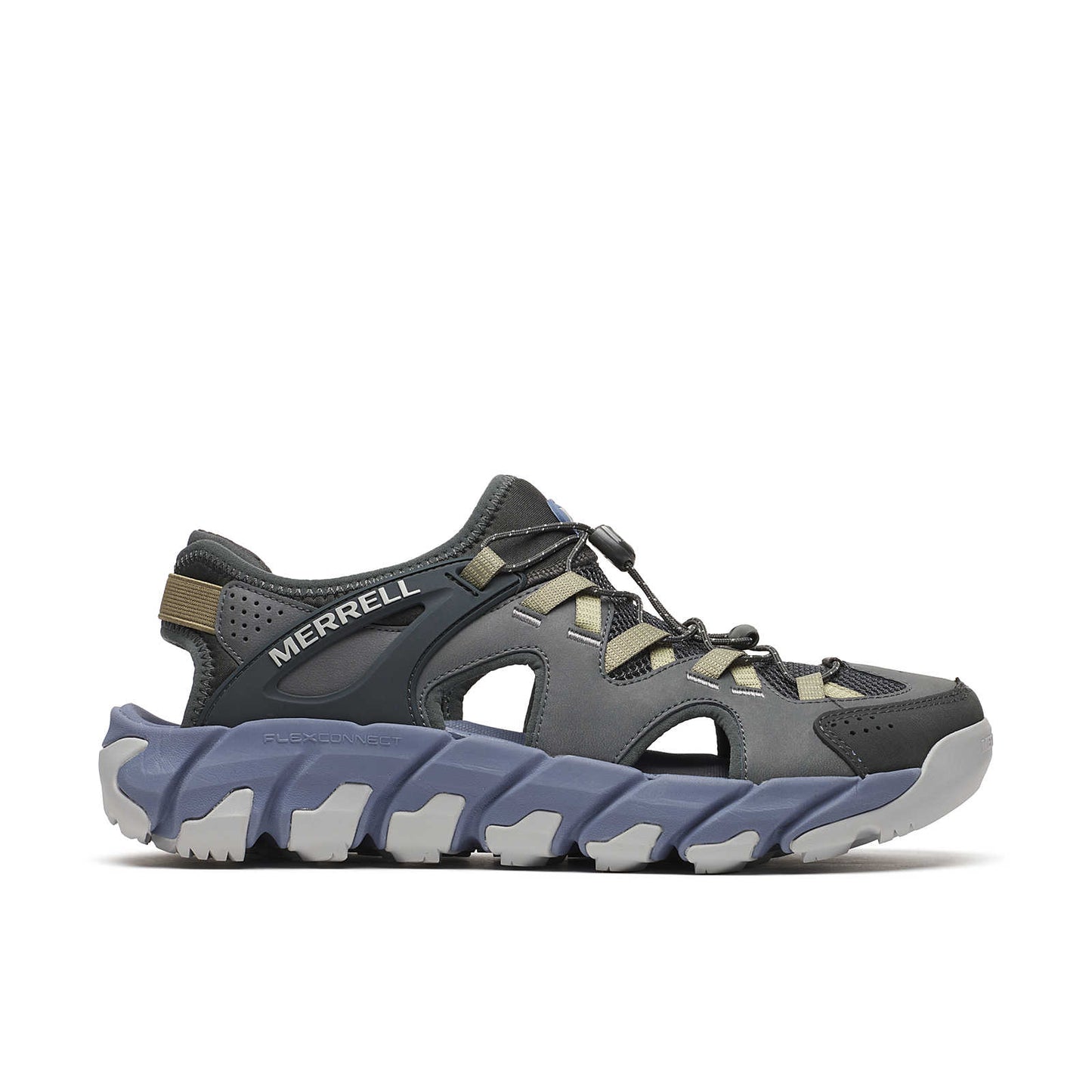 Maipo Explorer Sieve M - Alloy/Indigo breathable MERRELL sandal in gray multicolor for men