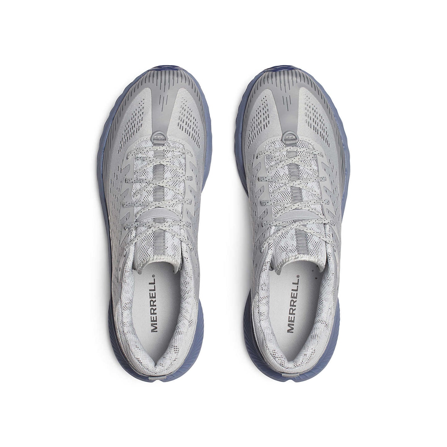 Agility Peak 5 M von oben: helle Mesh-Sneaker mit Schnürung und Perforationen