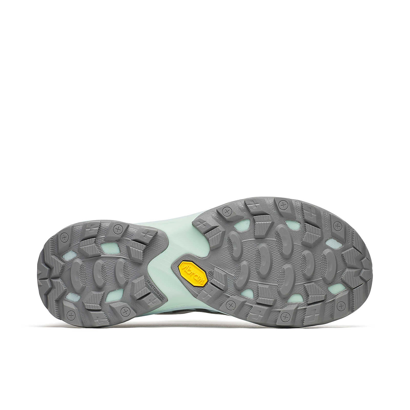 Moab Speed 2 GTX W - Belize by MERRELL, detailed grey, turquoise, blue sole, Women's Shoes HCO