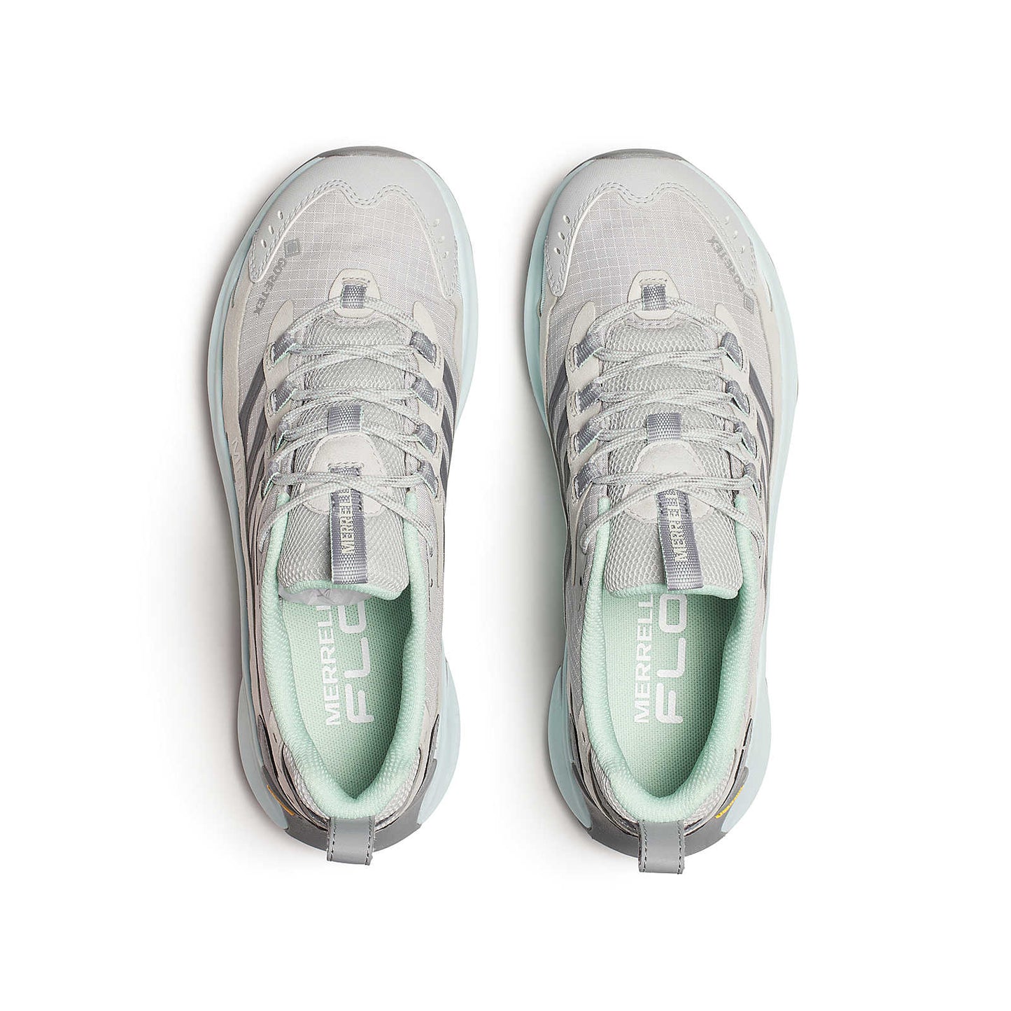 Moab Speed 2 GTX W - Belize by MERRELL, grey and turquoise women's hiking shoes, HCO TX boutique