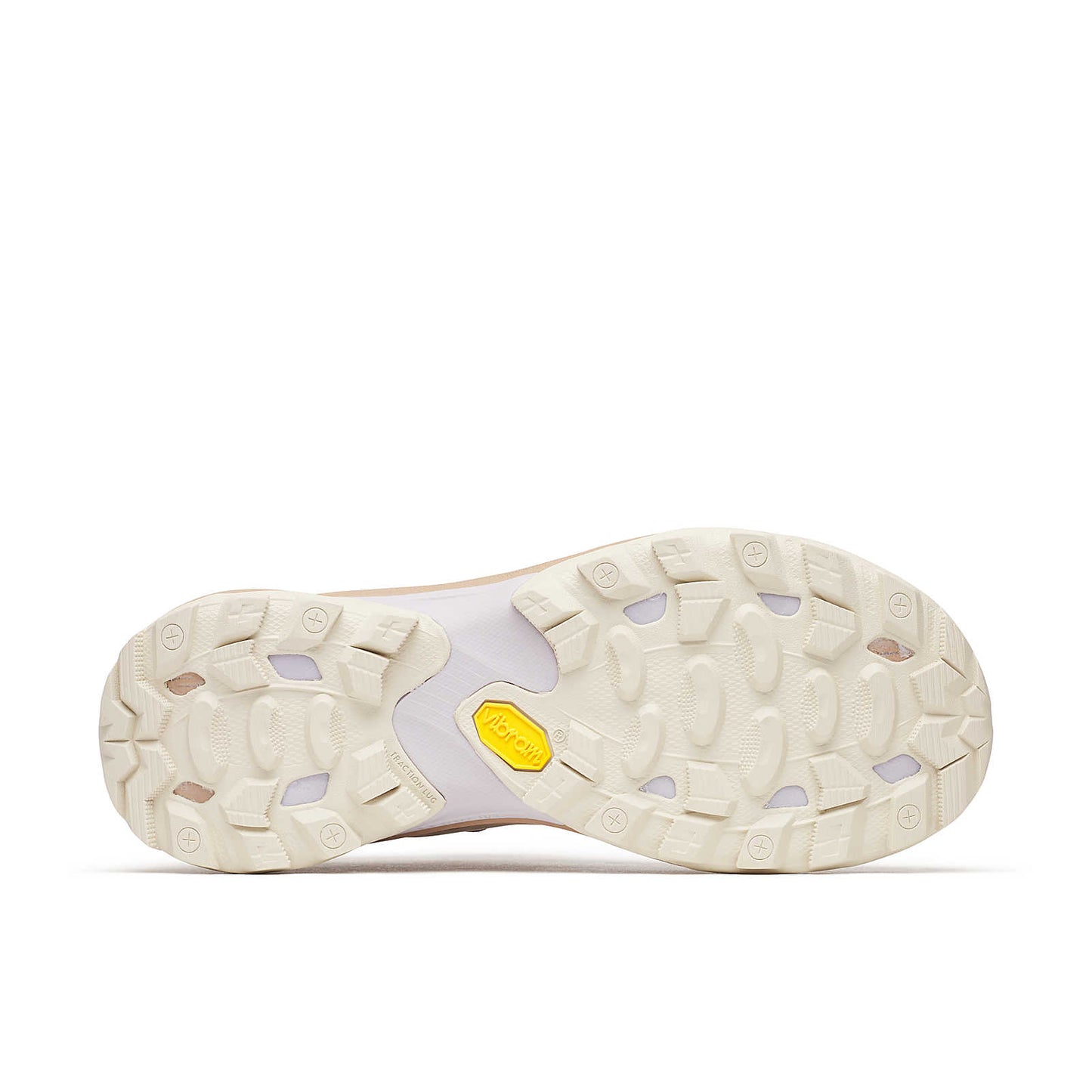 Moab Speed 2 Mid GTX rubber outsole tread, nougat shoe underside