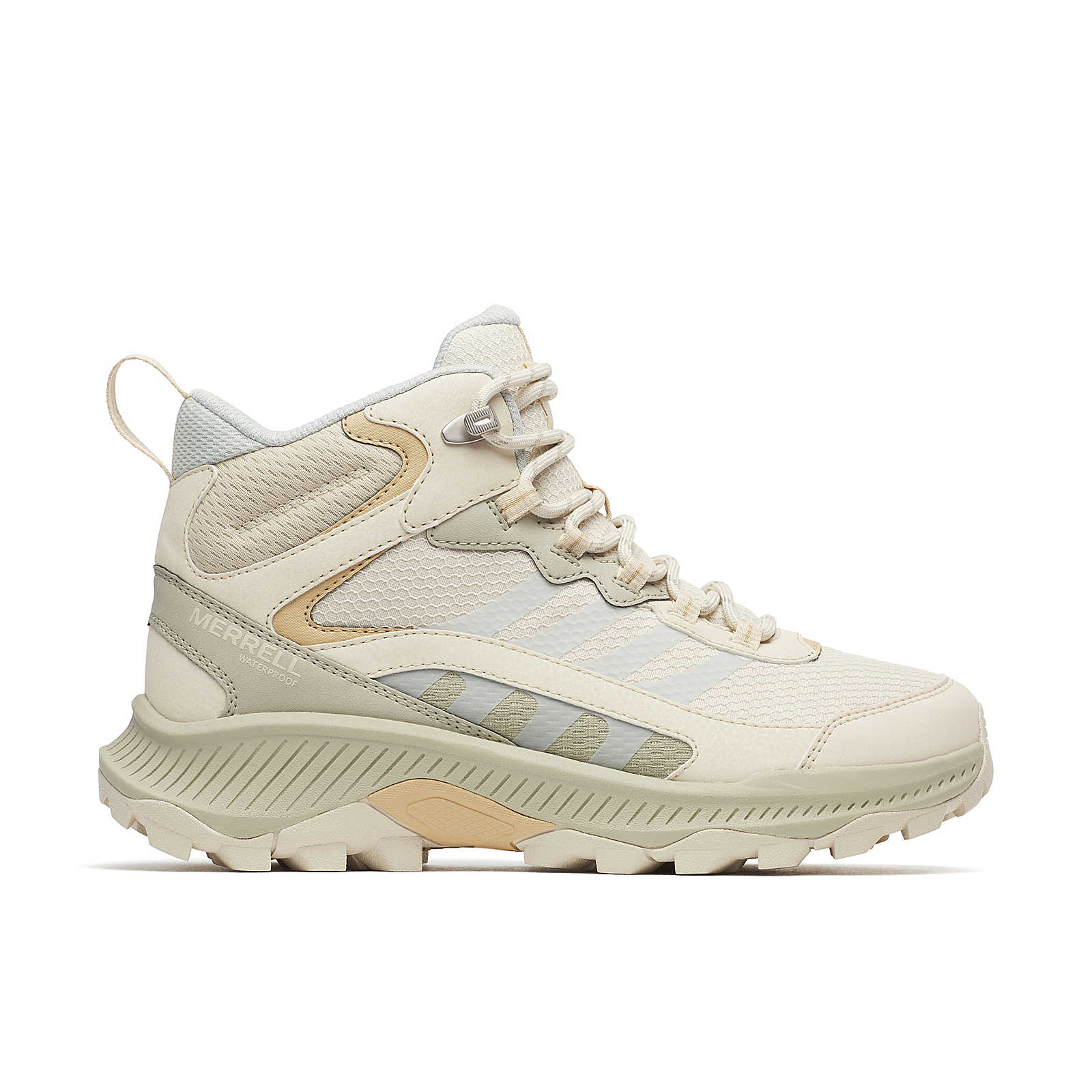 Speed Strike 2 Mid W in eggshell with lace-up, padded collar and sporty midsole