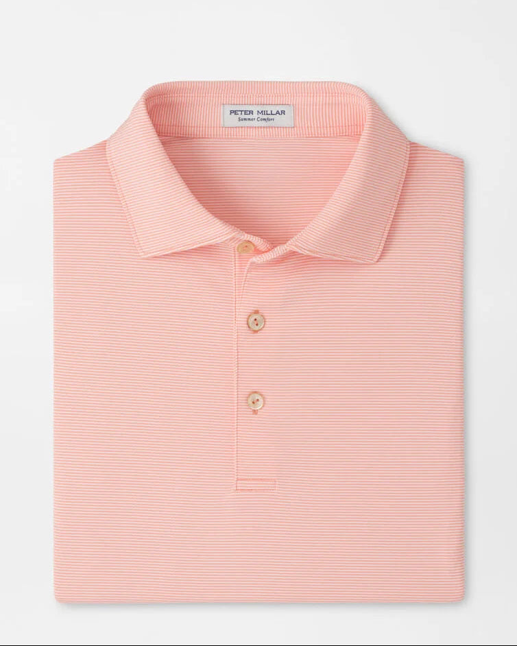 Jubilee Performance Jersey Polo - Summer Apricot