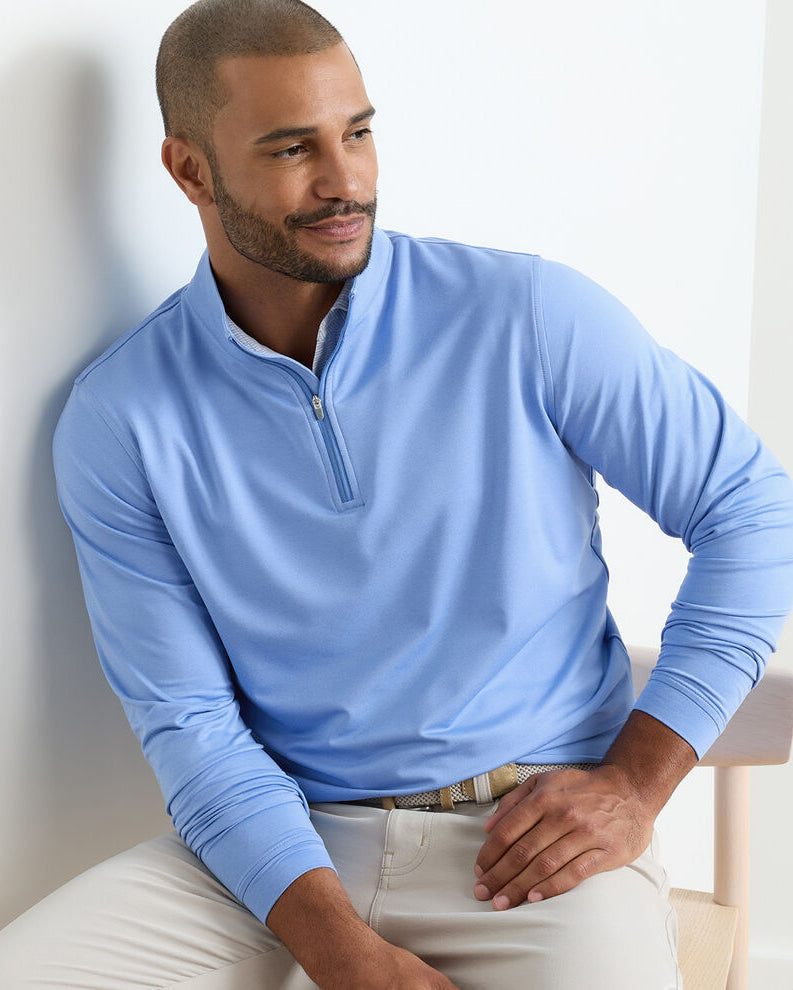 Perth Mélange Performance Quarter-Zip