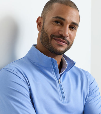 Perth Mélange Performance Quarter-Zip