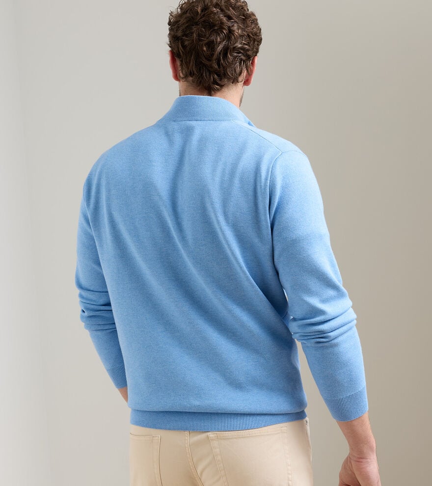 Coolspun Lite Cotton Quarter-Zip Sweater