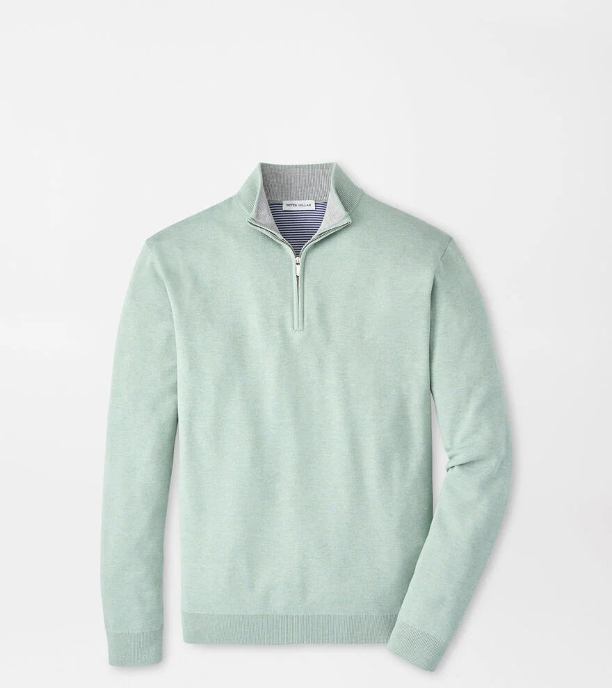 Coolspun Lite Cotton Quarter-Zip Sweater