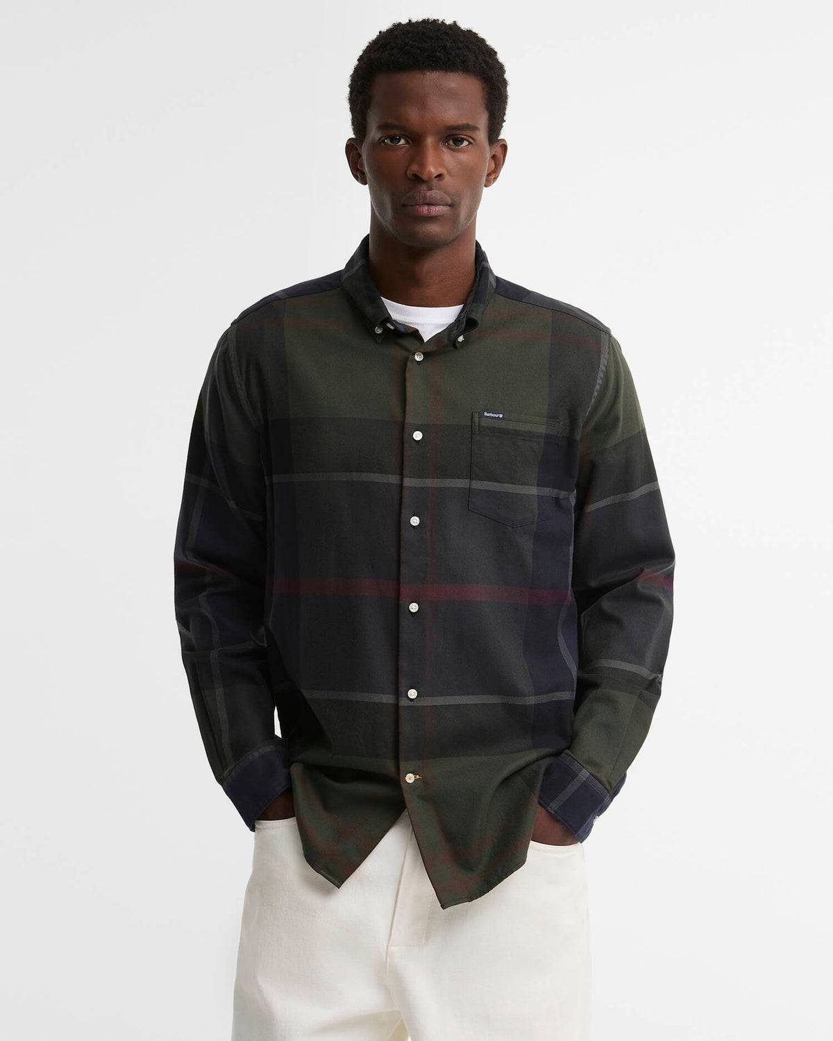 Dunoon Tartan Tailored Shirt - Shadow Classic Tartan