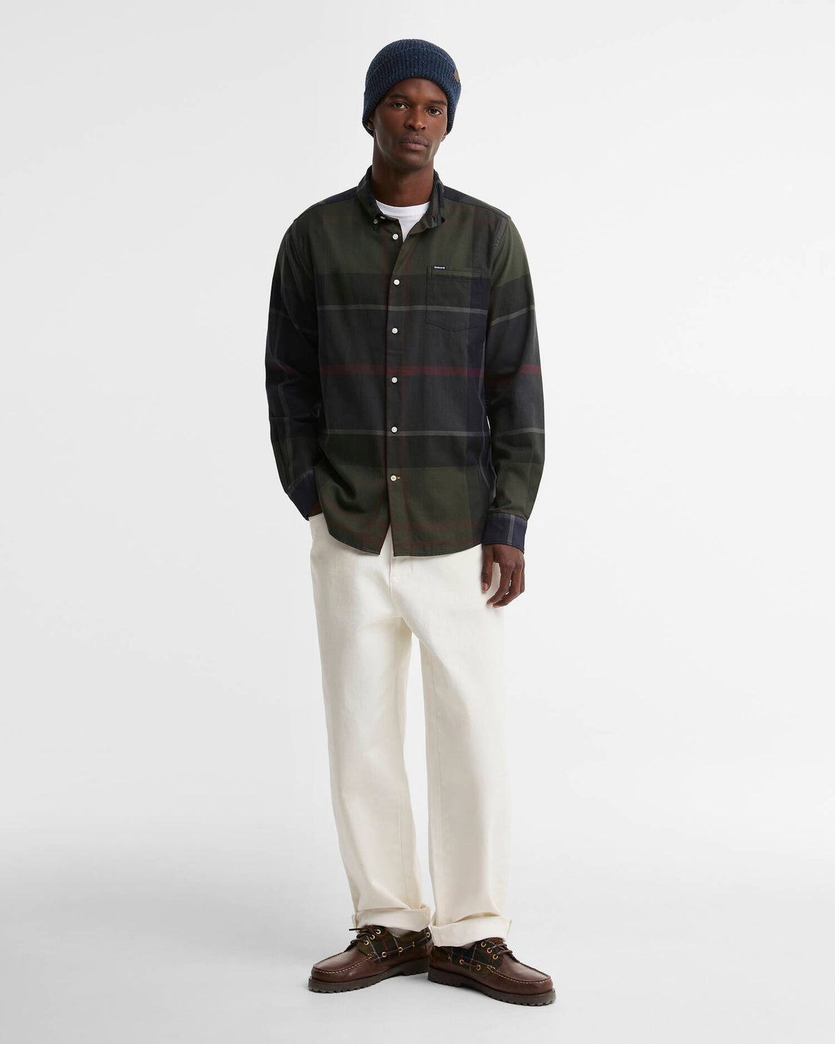 Dunoon Tartan Tailored Shirt - Shadow Classic Tartan