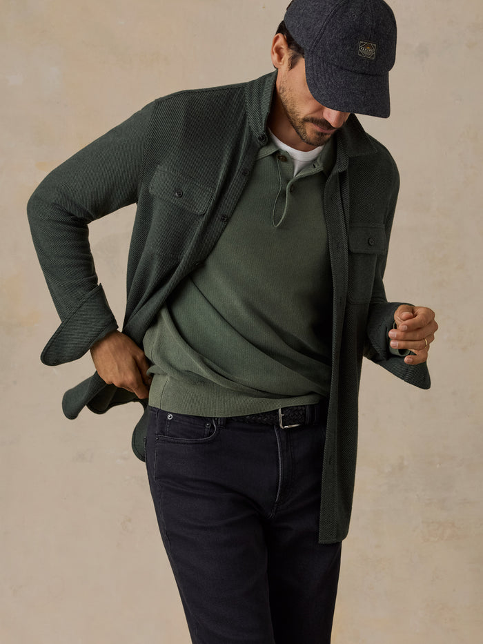 Legend Sweater Shirt - Fall Evergreen Twill