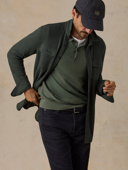 Legend Sweater Shirt - Fall Evergreen Twill