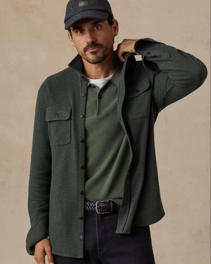 Legend Sweater Shirt - Fall Evergreen Twill