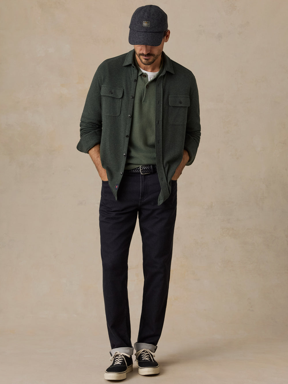 Legend Sweater Shirt - Fall Evergreen Twill