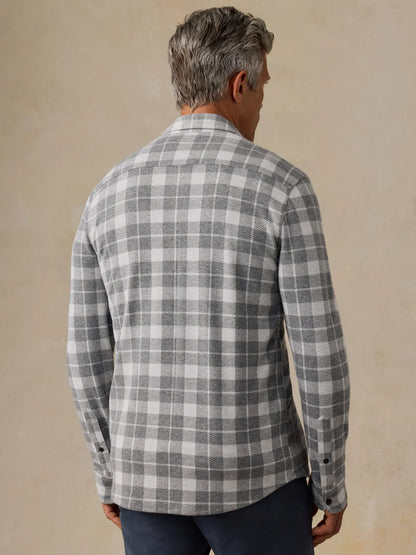 Legend Sweater Shirt - Stone Hollow Plaid