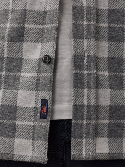 Legend Sweater Shirt - Stone Hollow Plaid