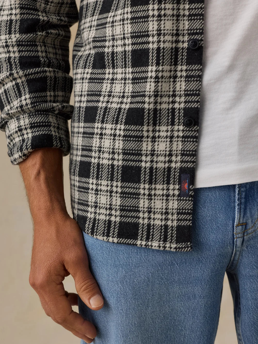 Legend Sweater Shirt - Charcoal Coast Plaid