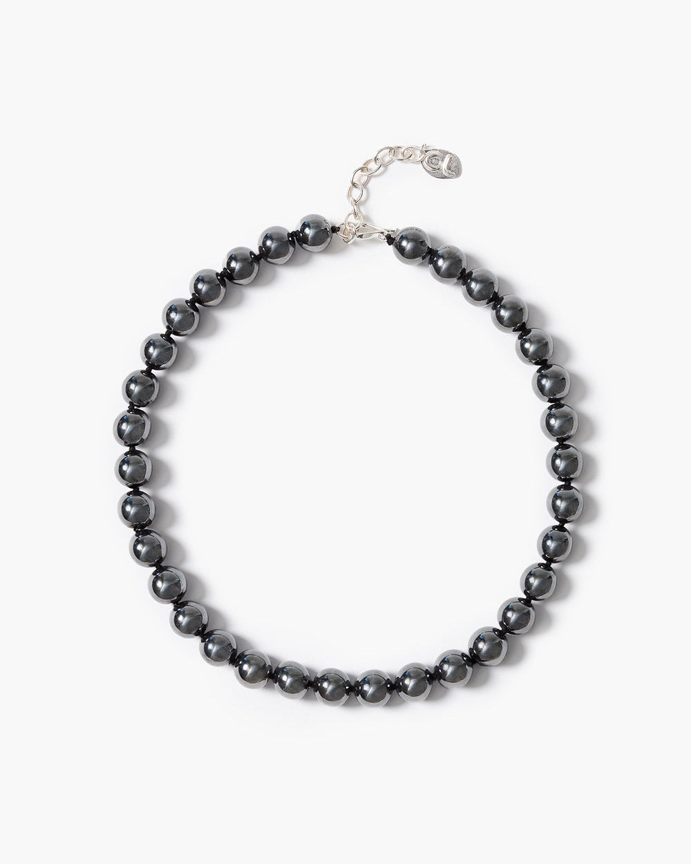 Knot Necklace - Hematite