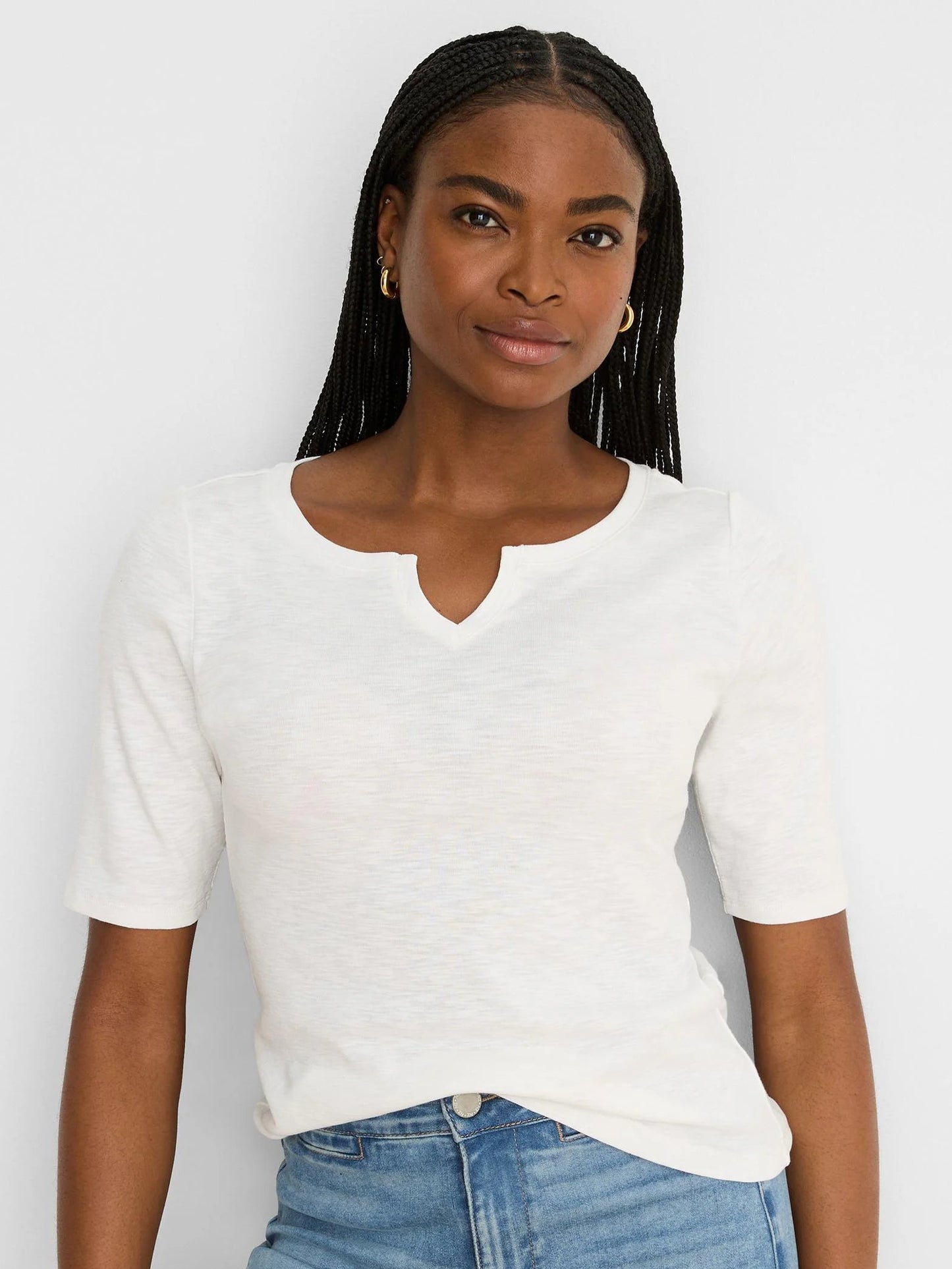 Nzt Elbow Sleeve Notch Tee