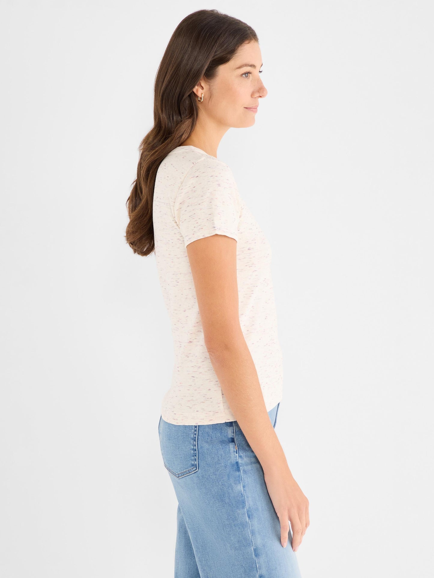 Speckled Crew Neck Tee