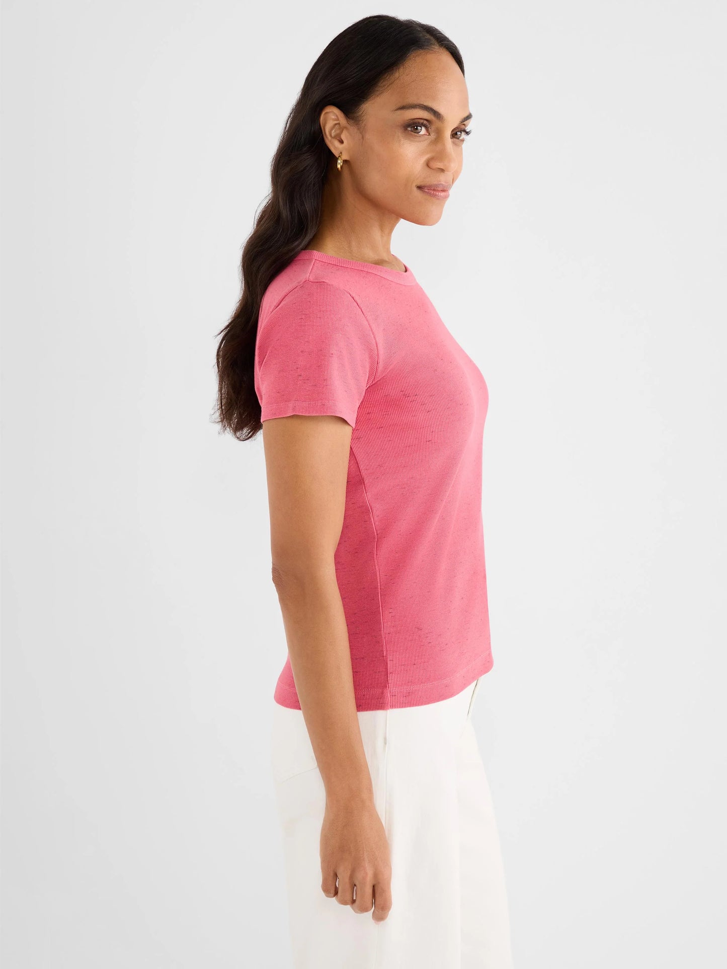 Speckled Crew Neck Tee