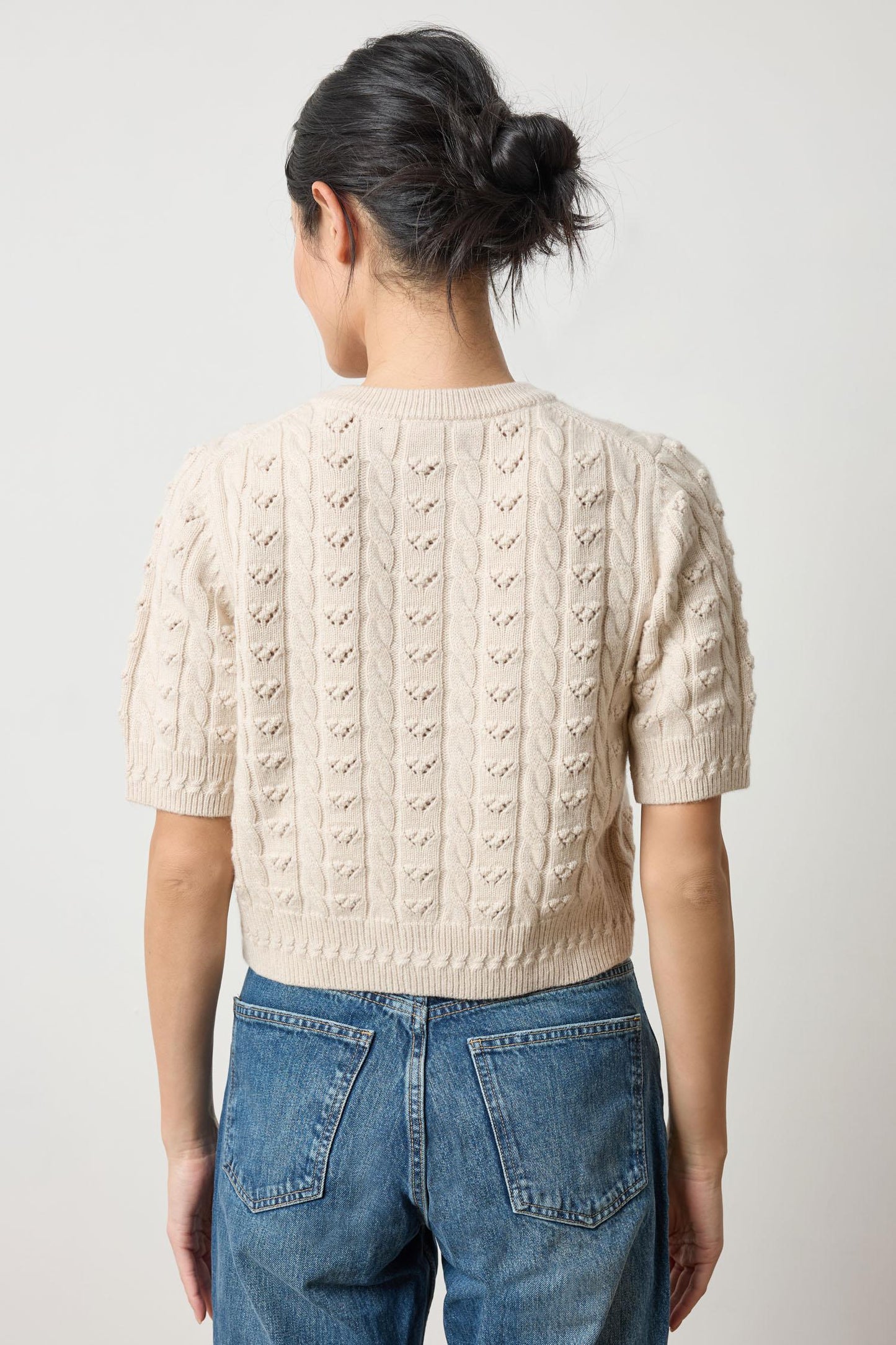 Short Sleeve Cardigan Sweater