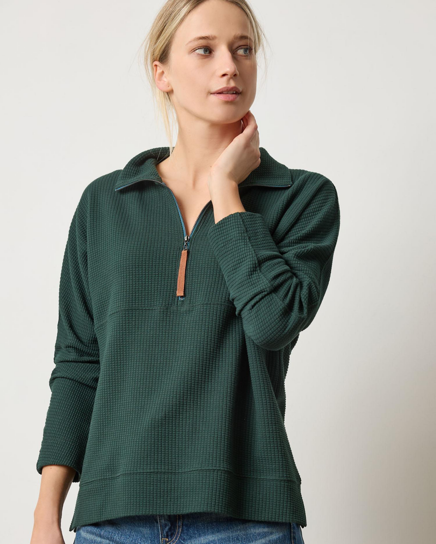 Dolman Oversized Half Zip