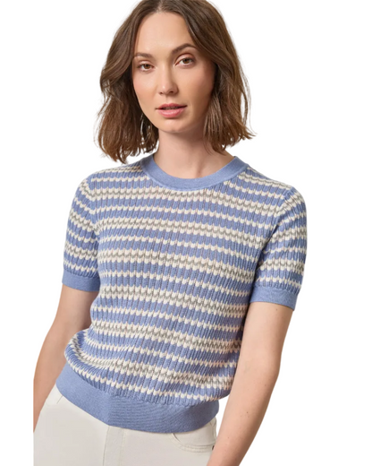 Novelty Stripe Crewneck Sweater