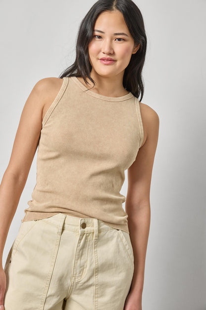 Sunwashed Rib Tank