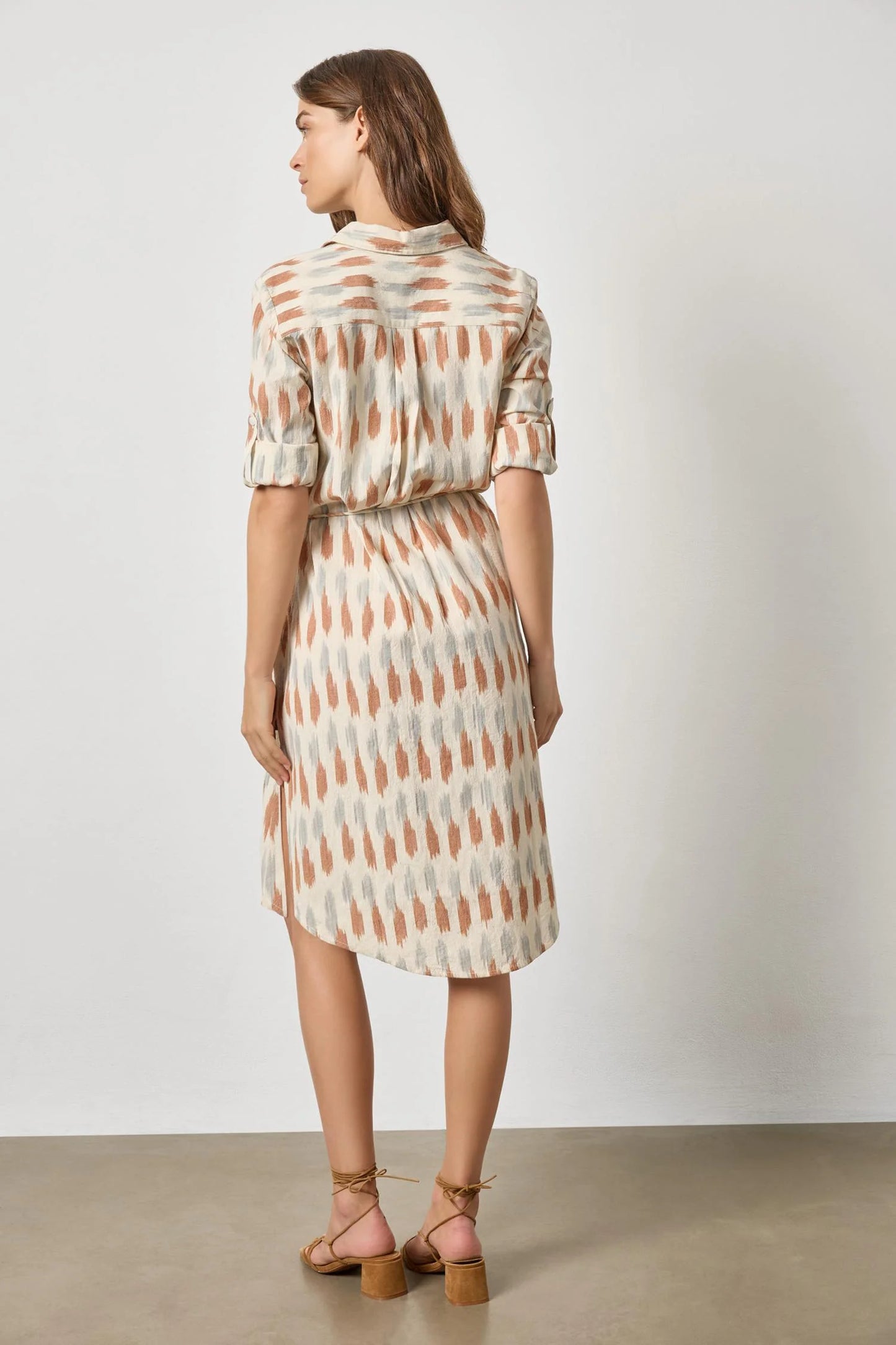 Ikat Shirt Dress