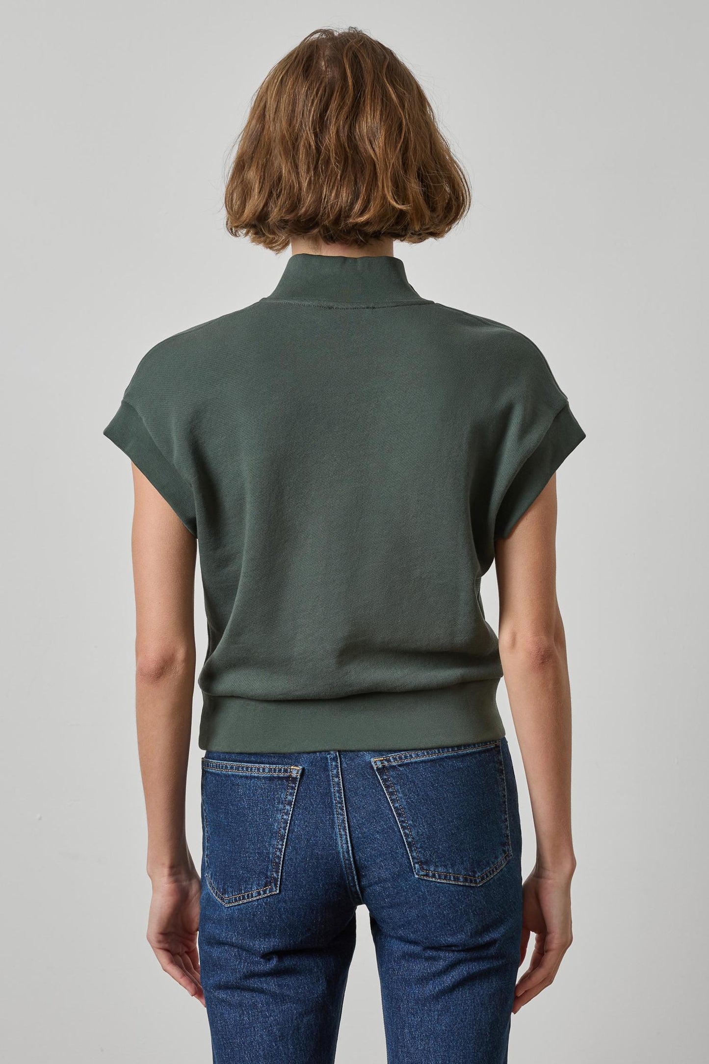 Zip Mock Neck
