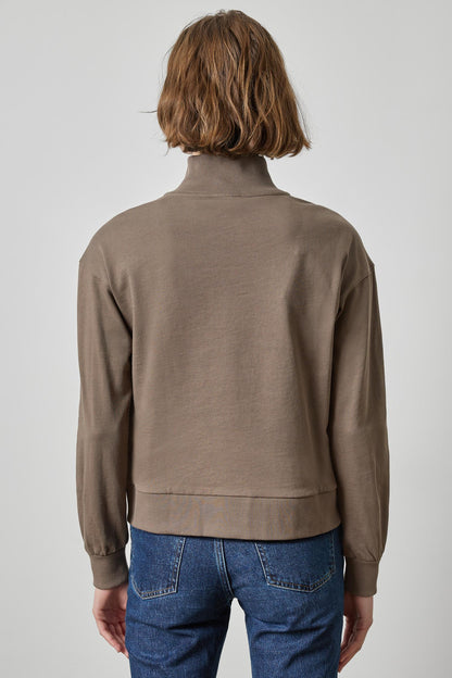 Mock Neck Cardigan