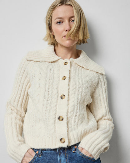 Lofty Collared Cardigan