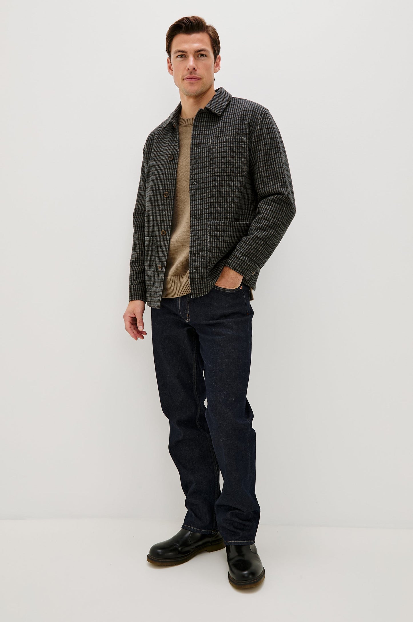 Pascal - Grey Check Plaid