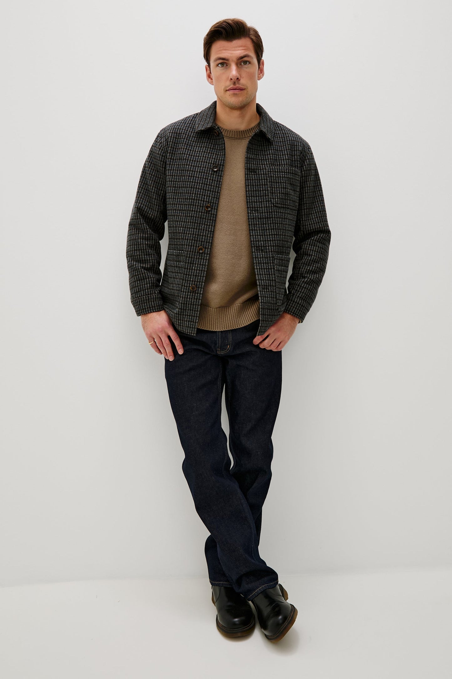 Pascal - Grey Check Plaid