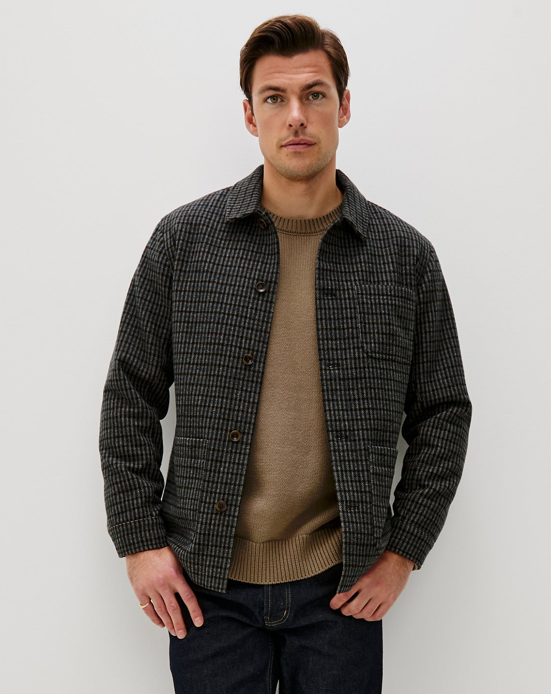 Pascal - Grey Check Plaid
