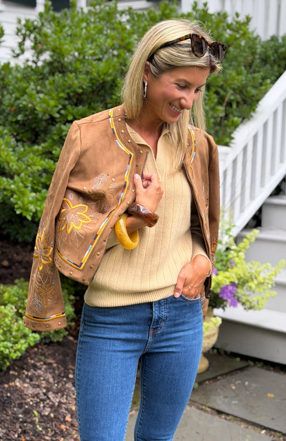 Laurie Double Faced Jacket - Dark Iced Coffee