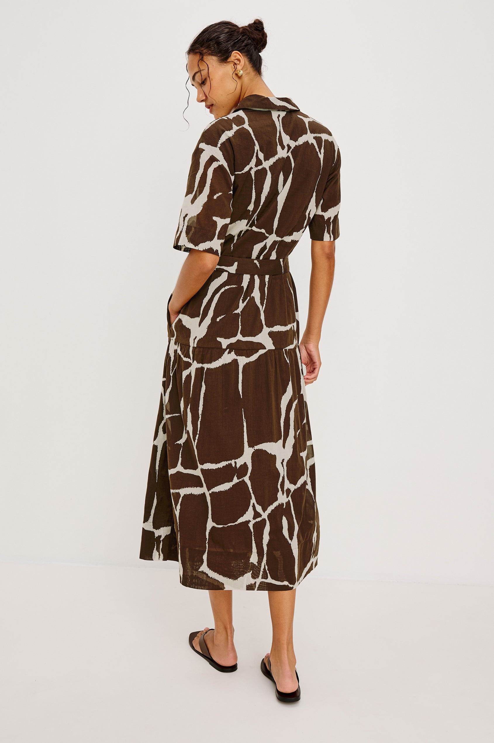 Richmond - Terra animal print midi dress by RAILS, breathable cotton, Women's Dresses & Jumpsuits