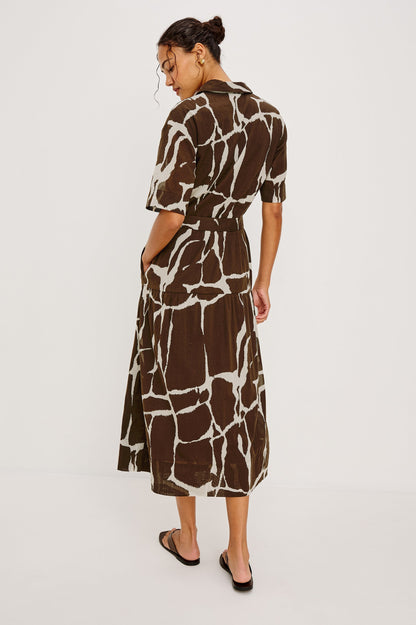 Richmond - Terra animal print midi dress by RAILS, breathable cotton, Women's Dresses & Jumpsuits