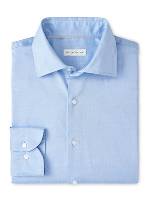 Campbell Perfect Pinpoint Cotton-Stretch Sport Shirt