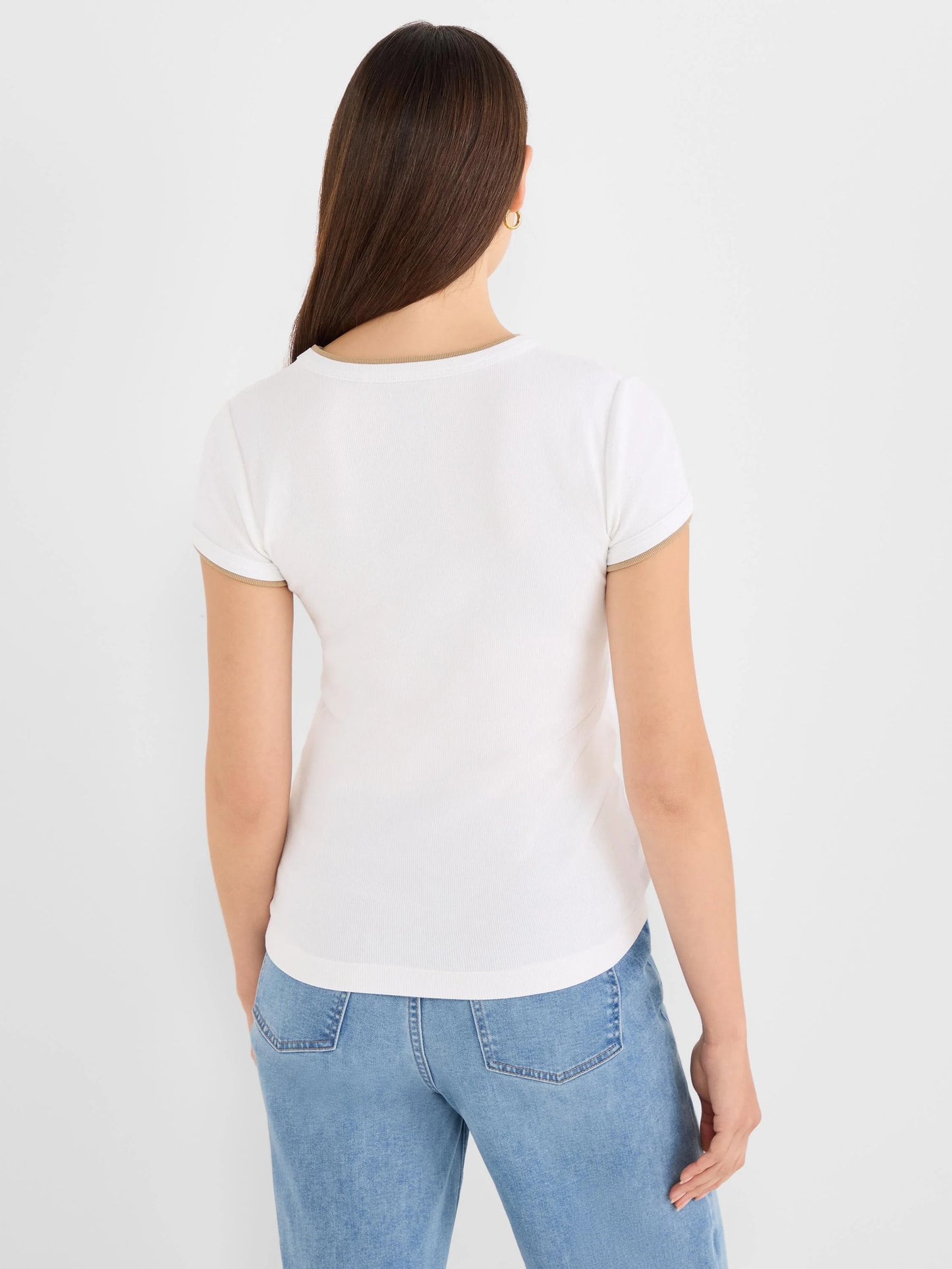 Perfect Knit Rib Double Layer Tee
