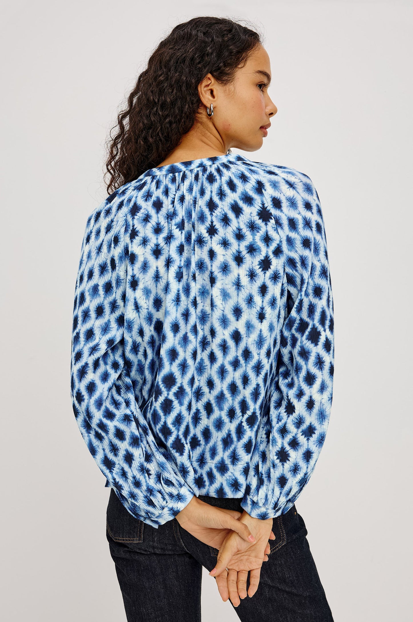 Saint - Sapphire Shibori